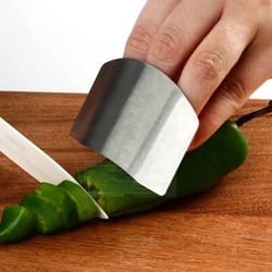 stainless steel finger guard kitchen finger protector for safe vegetable cutting