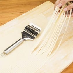 stainless steel noodle maker and lattice pastry cutter dough roller