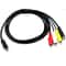 Handycam AV Cable VMC TVOut RCA Lead 2