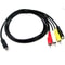 Handycam AV Cable VMC TVOut RCA Lead 2