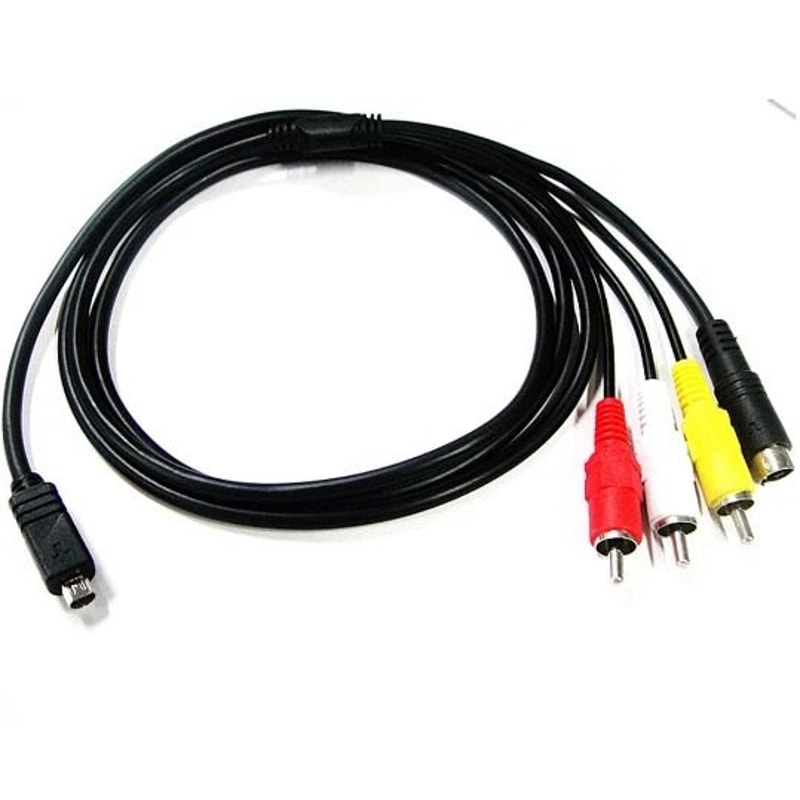 Handycam AV Cable VMC TVOut RCA Lead 2
