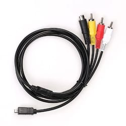 handycam av cable vmc tv-out rca lead