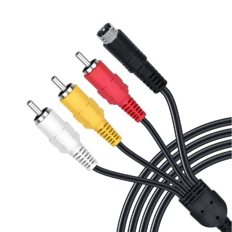 Handycam AV Cable VMC TVOut RCA Lead 3