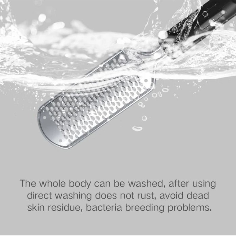 Stainless Steel Foot Rasp Callus Remover Pedicure Foot File For Smooth Heels 1