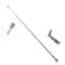 Telescopic Antenna Replacement For AM FM Radio And TV Section Steel Rods 1
