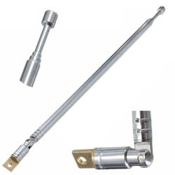 telescopic antenna replacement for am fm radio and tv section steel rods
