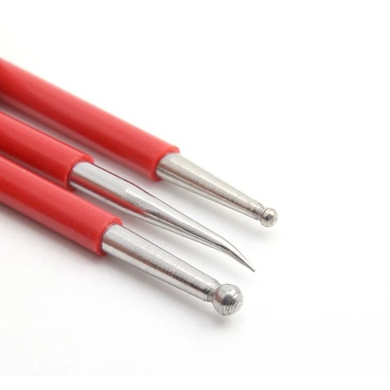 Leather Carving Tools Set With Modeling Spoon For Embossing And Detail Work 3