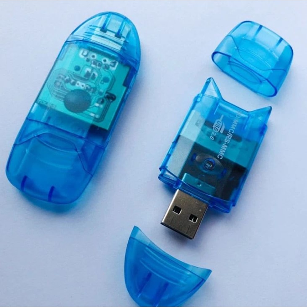 USB SD Card Reader For TF Micro SD MMC Camera And PC 1