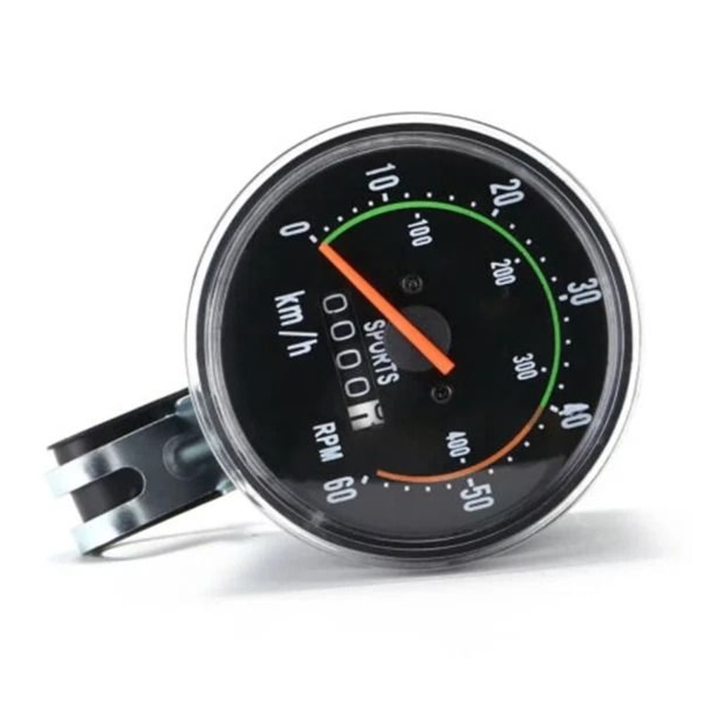 Vintage Analog Bike Speedometer Mechanical Bicycle Odometer For Classic Cycling 1