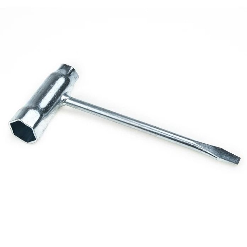 Chainsaw Scrench T Wrench Steel Spark Plug And Bar Nut Tool 2
