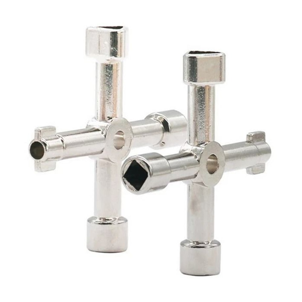 Universal Elevator Utility Key MultiShape Way Utility Key For Cabinets And Meter Access 2