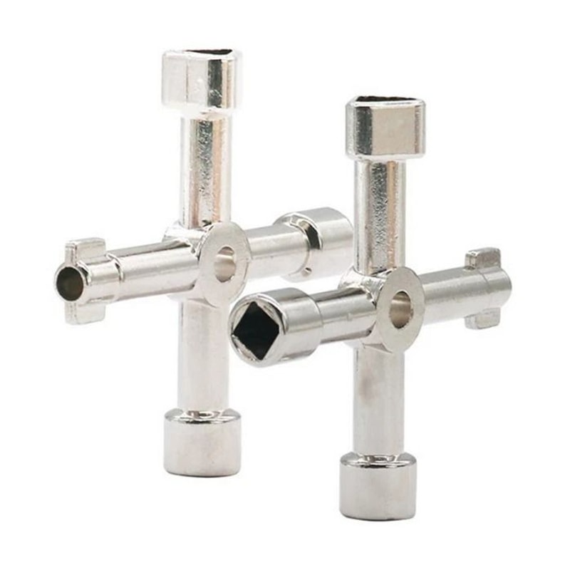 Universal Elevator Utility Key MultiShape Way Utility Key For Cabinets And Meter Access 2