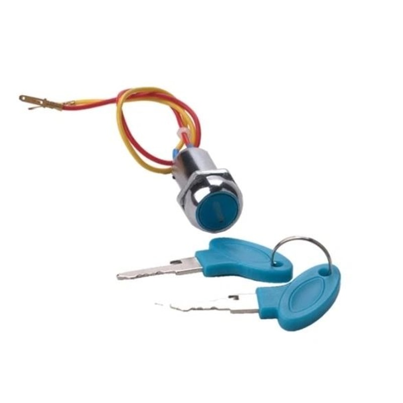 Electric Bike Ignition Switch Lock With Keys For Dolphin Battery ATV Scooter 1