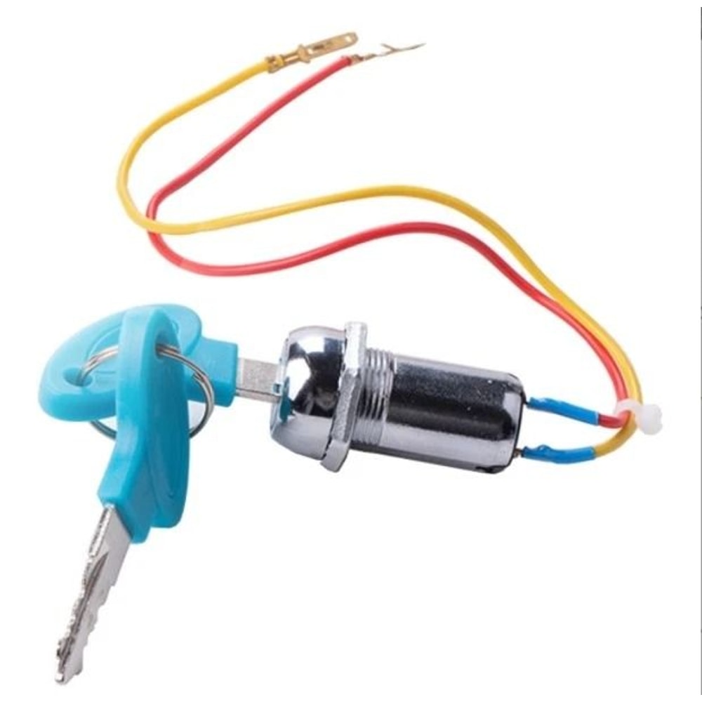 Electric Bike Ignition Switch Lock With Keys For Dolphin Battery ATV Scooter 0