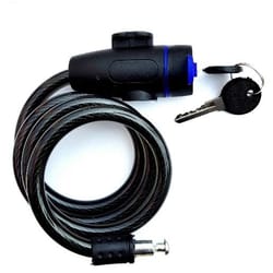 anti theft bike cable lock with keys for bicycle motorcycle scooter