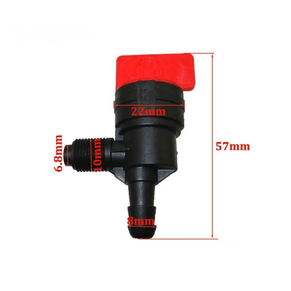 Briggs Stratton Fuel Shut Off Valve Degree Threaded Replacement 3