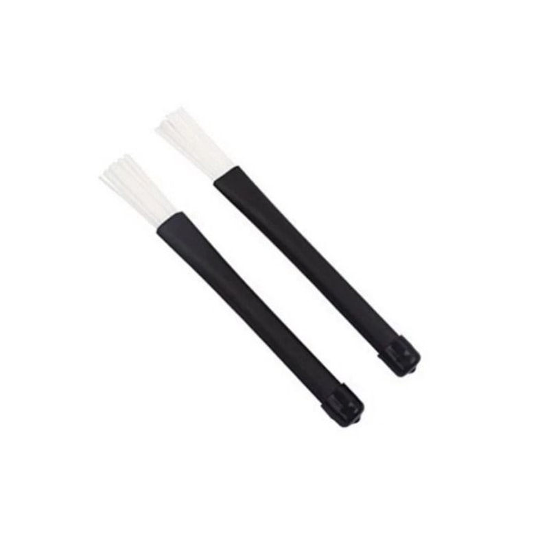 Drum Brushes Pair With Rubber Handle Nylon Drum Brush Sticks 1