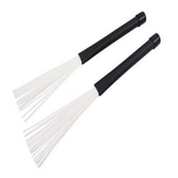 drum brushes pair with rubber handle nylon drum brush sticks