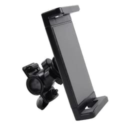 universal exercise bike tablet holder for tablets and handlebars