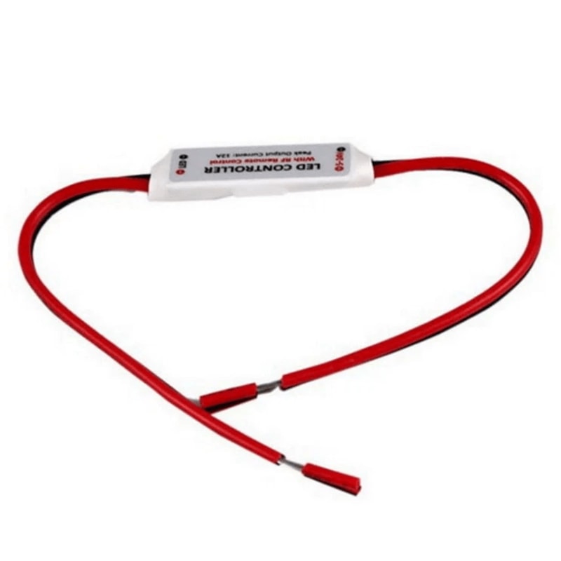 RF Remote Dimmer Mini LED Strip Light Controller For Singlecolor Accent Lighting 1