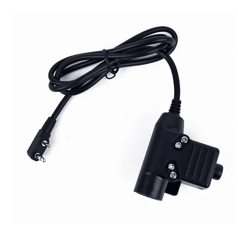 Baofeng Tactical Headset PTT For Kenwood Pin Walkie Talkie Radios 0