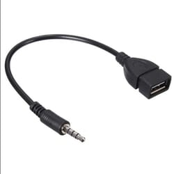 aux to usb adapter cable for car playback