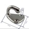 Stainless Steel Wall Hook Heavy Duty Coat And Towel J Hook 1