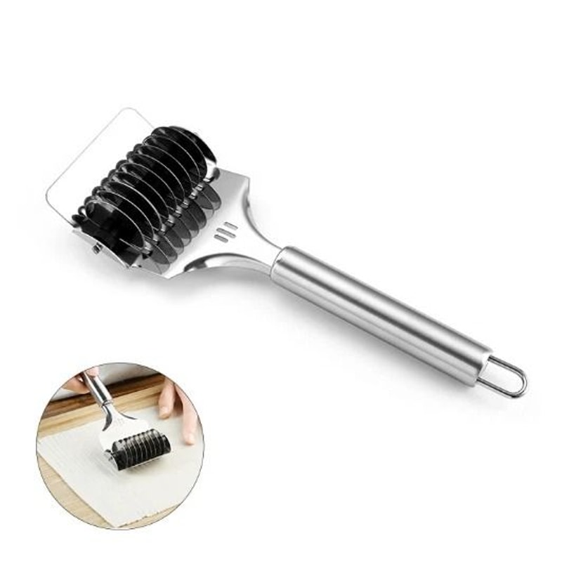 Stainless Steel Manual Noodle Cutter Pasta Roller For Fresh Homemade Noodles 0