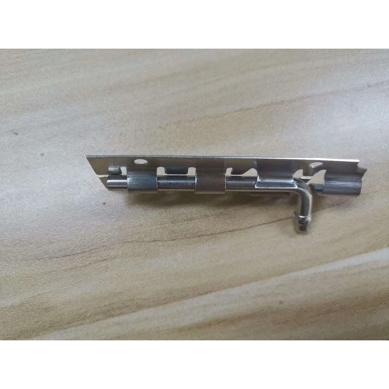 Stainless Steel Door Latch Slide Bolt Barrel Lock 1