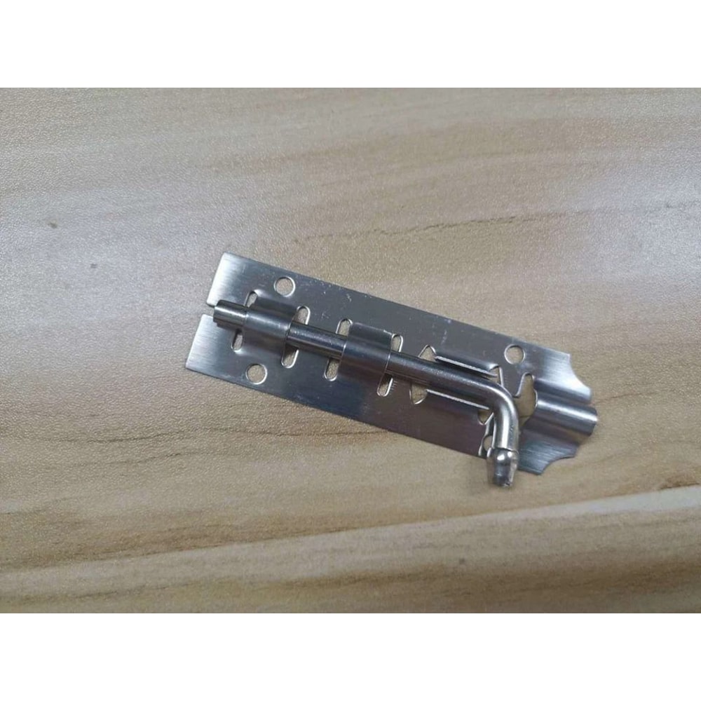 Stainless Steel Door Latch Slide Bolt Barrel Lock 2