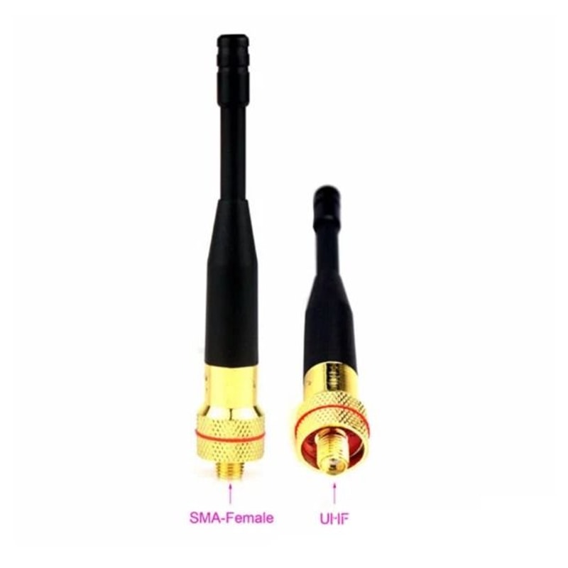 For Baofeng TYT Walkie Talkie Mini Gold Head High Section UHF Frequency Antenna 2