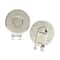 Golf Ball Marker Cap Clip Set Silver Metal Hat Clips 2