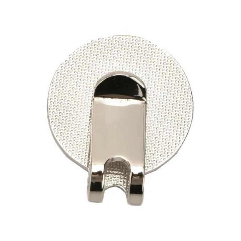 Golf Ball Marker Cap Clip Set Silver Metal Hat Clips 3