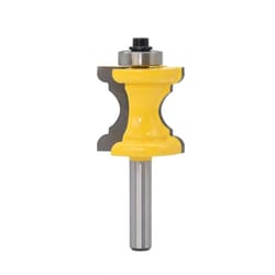 shank crown molding router bit for woodworking trim and decorative edge cuts