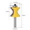Shank Crown Molding Router Bit For Woodworking Trim And Decorative Edge Cuts 1