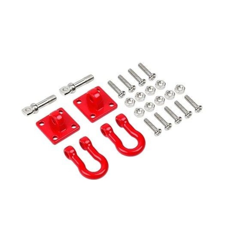 Metal RC Tow Hook Set For Crawler Trucks And Scale RC Builds 0