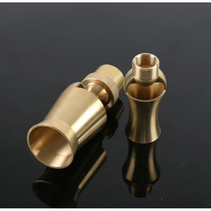 Brass Cascade Fountain Nozzle Pond Spray Head Ice Tower Cedar Style 0