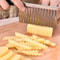 Stainless Steel Crinkle Cutter Potato Cutter And Wavy Vegetable Slicer 0