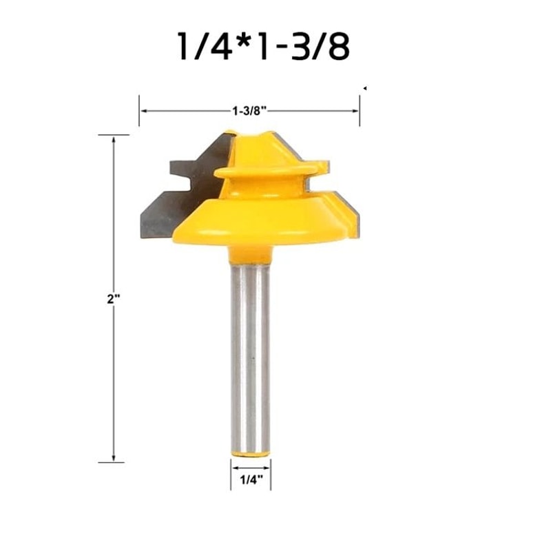 Lock Miter Router Bit Shank Woodworking Tenon Cutter 1