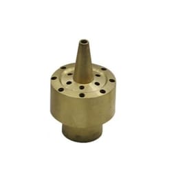 solid brass fountain nozzle for pond and garden water column spray