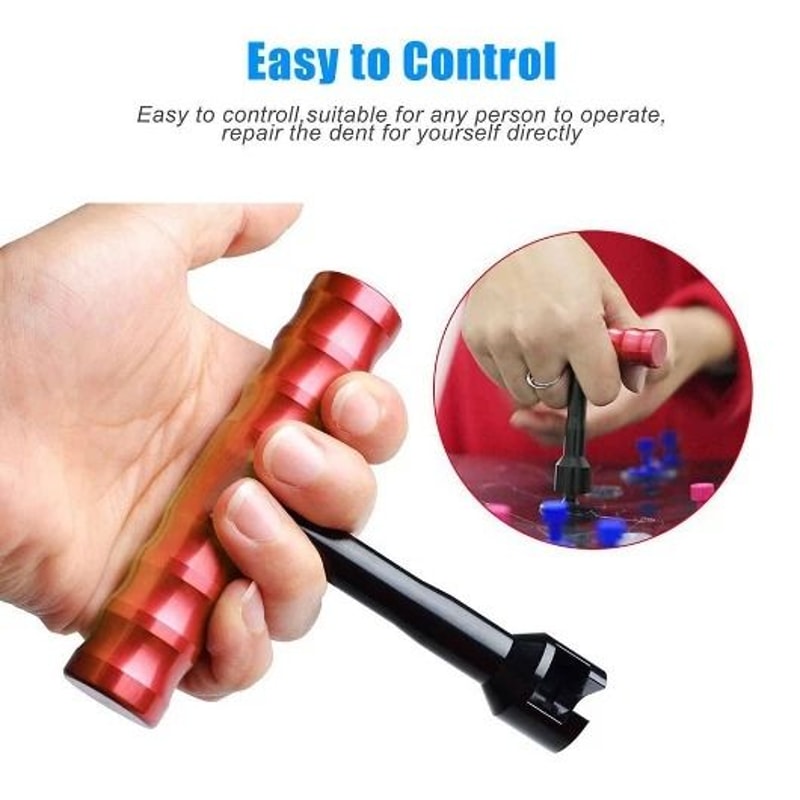 Paintless Dent Repair Kit With Car Dent Puller Tabs 1