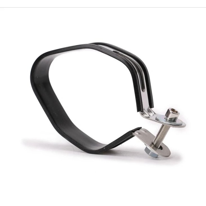 Universal Motorcycle Exhaust Hanger Bracket Stainless Steel Muffler Hanger Strap Clamp 0