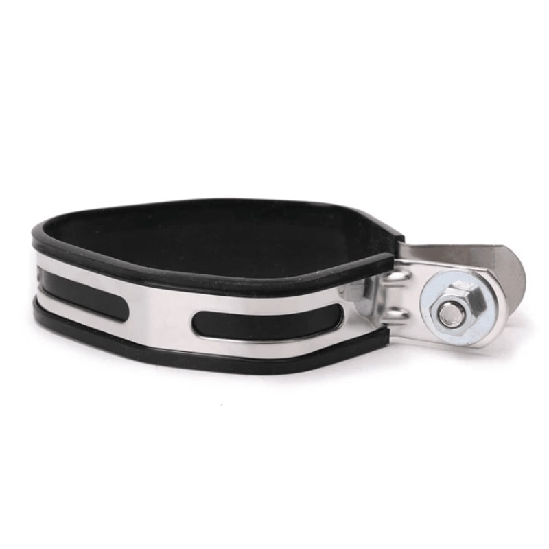 Universal Motorcycle Exhaust Hanger Bracket Stainless Steel Muffler Hanger Strap Clamp 3