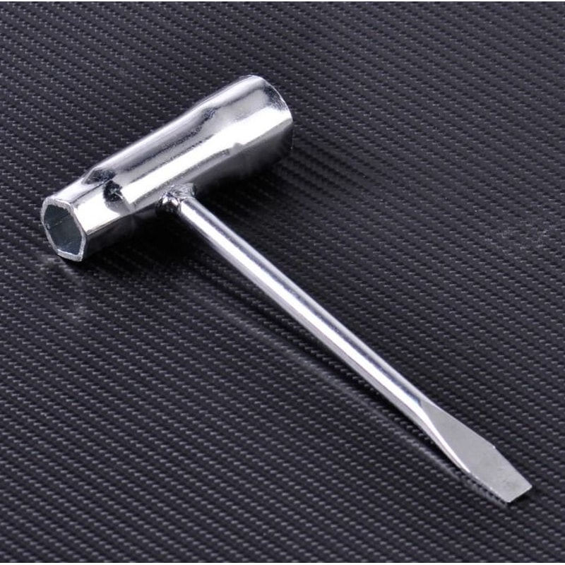 Steel Chainsaw T Wrench For STIHL Husqvarna Chainsaw Maintenance 0