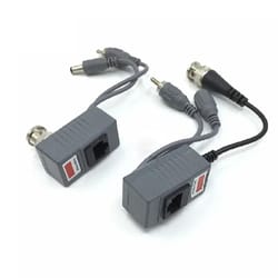 cctv balun pair video power audio adapter for security cameras