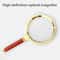 Handheld Magnifying Glass 6X Vintage Reading Magnifier With Mahogany Style Handle 1