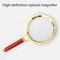 Handheld Magnifying Glass 6X Vintage Reading Magnifier With Mahogany Style Handle 1