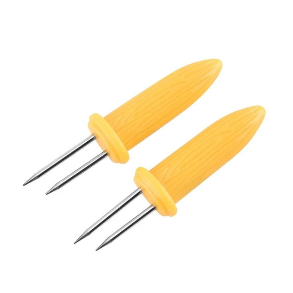 Corn Cob Holders Set With Stainless Steel Pins For BBQ Picnics And Family Meals 3