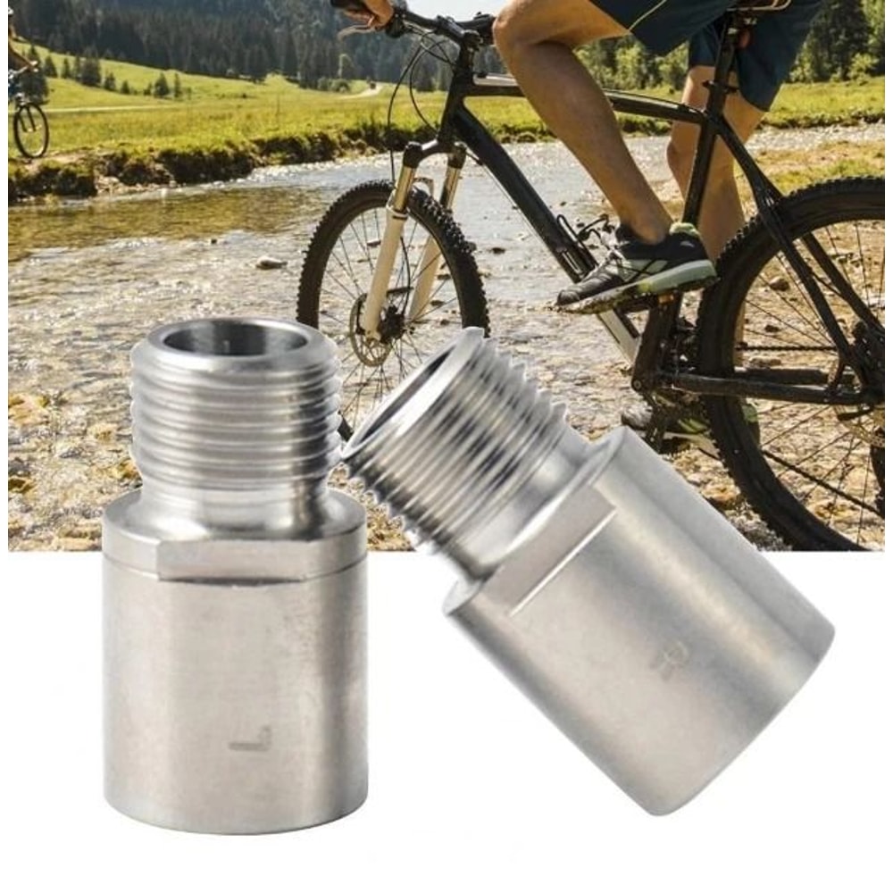 Bike Pedal Extenders Steel Pedal Spacers For MTB And Road Bikes 0