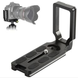 universal camera l bracket quick release plate aluminum dslr tripod mount